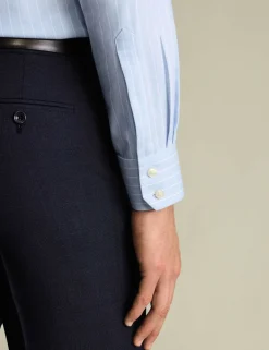 Slim Fit Non Iron Herringbone Shirt