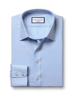 Slim Fit Non Iron Pure Cotton Twill Shirt