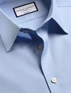 Slim Fit Non Iron Pure Cotton Twill Shirt