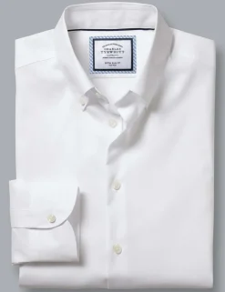 Slim Fit Non Iron Pure Cotton Oxford Shirt