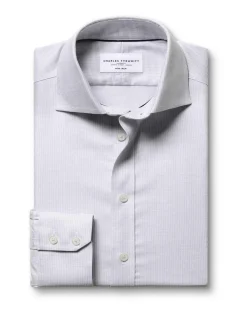 Slim Fit Non Iron Pure Cotton Textured Shirt