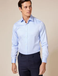 Slim Fit Non Iron Pure Cotton Twill Shirt