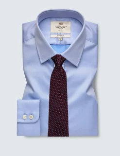 Slim Fit Non Iron Pure Cotton Twill Shirt