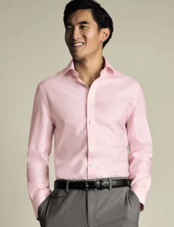 Slim Fit Non Iron Pure Cotton Striped Shirt