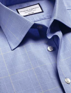 Slim Fit Non Iron Pure Cotton Check Shirt