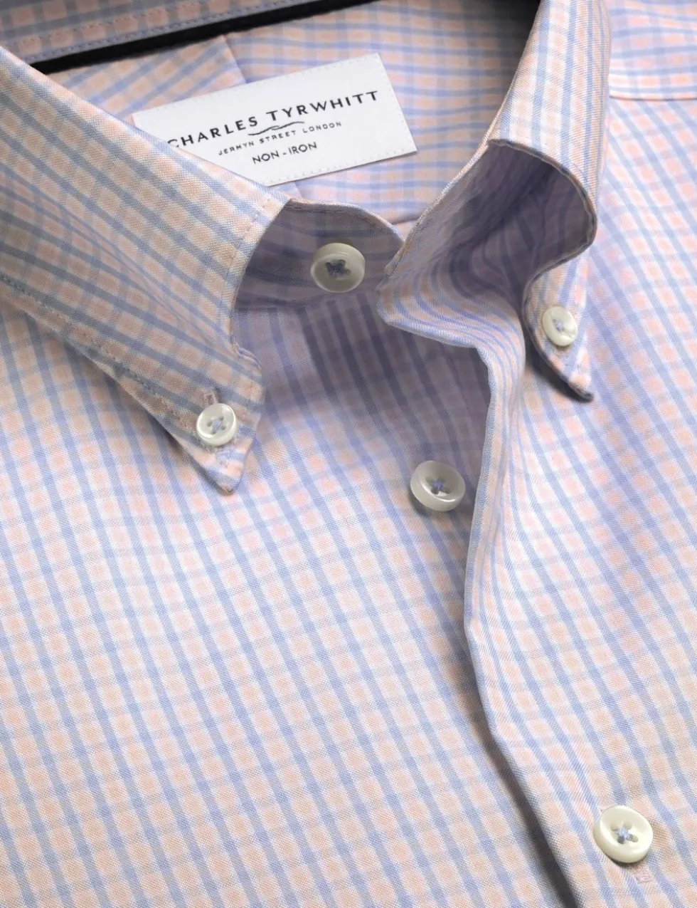 Slim Fit Non Iron Pure Cotton Check Shirt