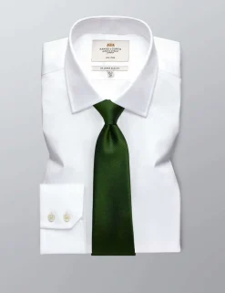 Slim Fit Non Iron Pure Cotton Twill Shirt
