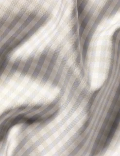 Slim Fit Non Iron Pure Cotton Check Oxford Shirt