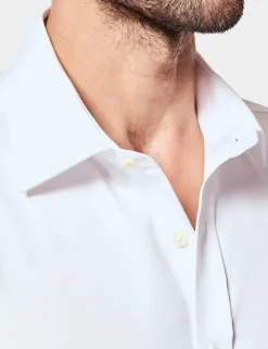 Slim Fit Non Iron Pure Cotton Twill Shirt
