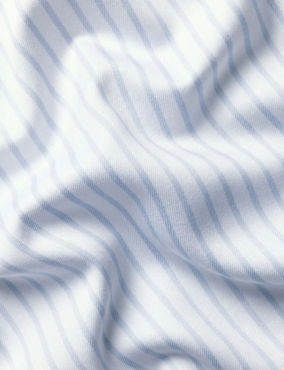 Slim Fit Non Iron Pure Cotton Striped Shirt