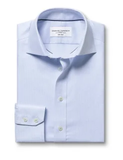 Slim Fit Non Iron Pure Cotton Textured Shirt