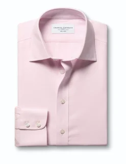Slim Fit Non Iron Pure Cotton Twill Shirt