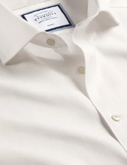 Slim Fit Non Iron Pure Cotton Twill Shirt