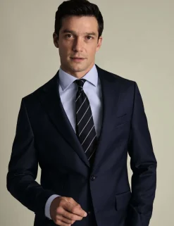 Slim Fit Non Iron Pure Cotton Twill Shirt