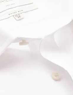 Slim Fit Non Iron Pure Cotton Twill Shirt