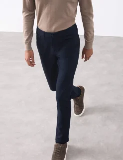 Slim Fit Performance Twill 5 Pocket Trousers
