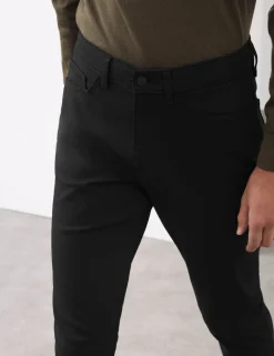 Slim Fit Performance Twill 5 Pocket Trousers