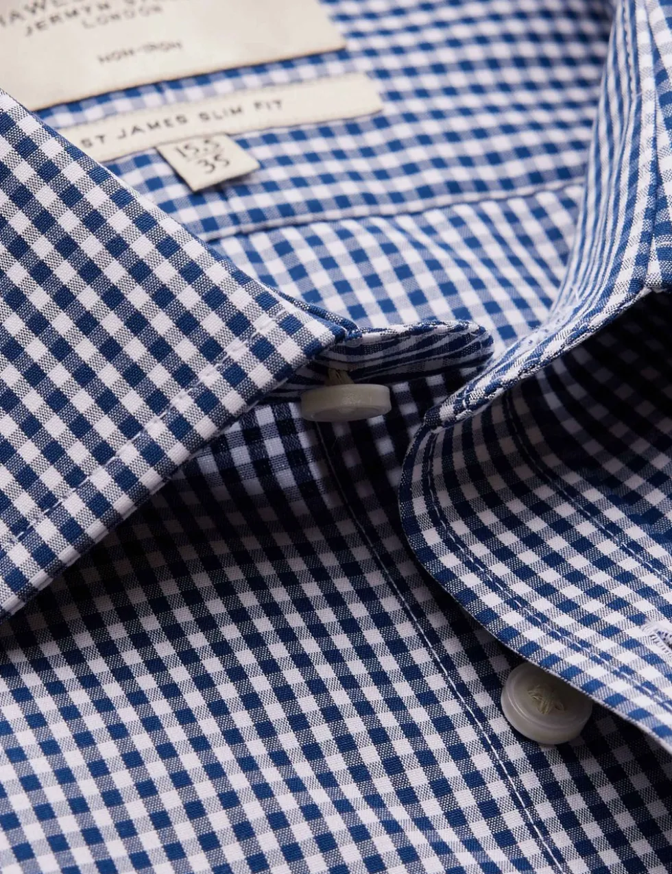 Slim Fit Pure Cotton Check Shirt
