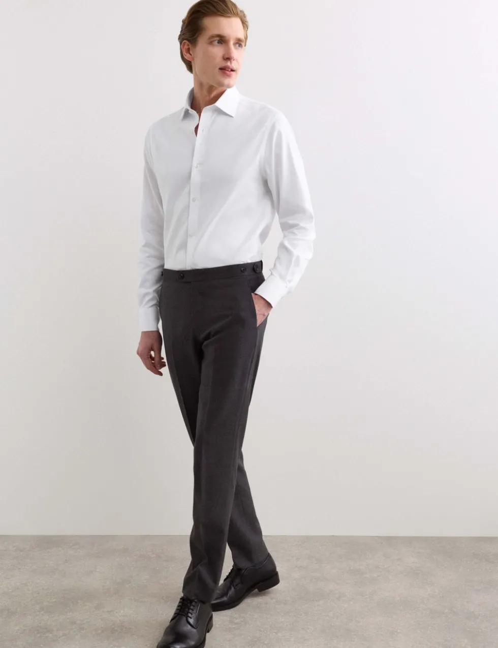 Slim Fit Pure Cotton Luxury Textured Shirt