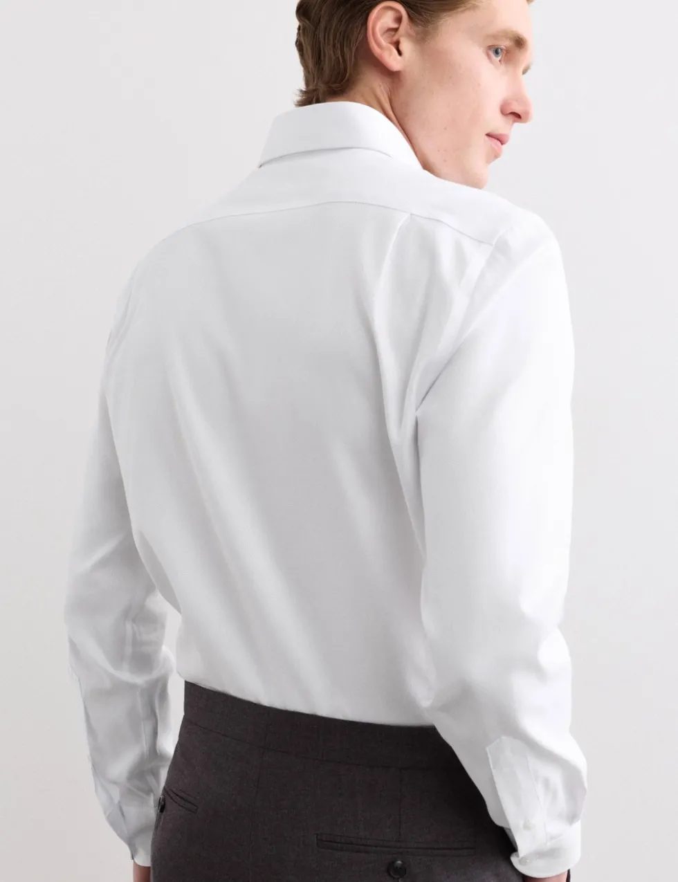 Slim Fit Pure Cotton Luxury Textured Shirt