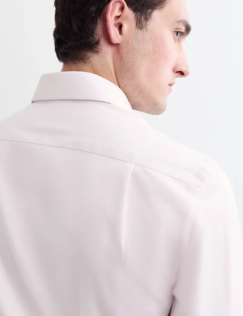Slim Fit Pure Cotton Luxury Textured Shirt