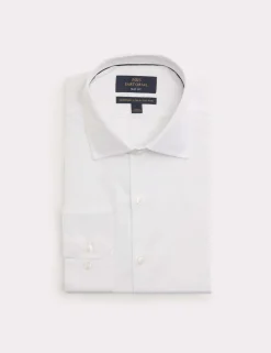 Slim Fit Pure Cotton Sateen Luxury Shirt