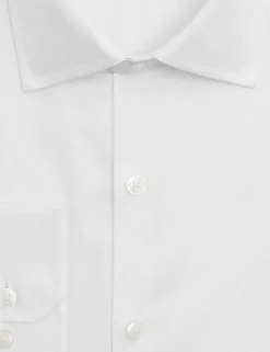 Slim Fit Pure Cotton Sateen Luxury Shirt