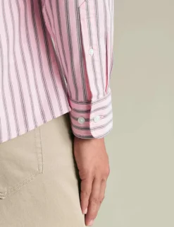 Slim Fit Pure Cotton Striped Oxford Shirt