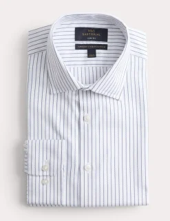 Slim Fit Pure Cotton Striped Shirt