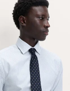 Slim Fit Pure Cotton Striped Shirt