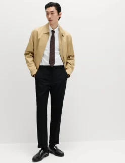 Slim Fit Pure Cotton Twill Luxury Shirt