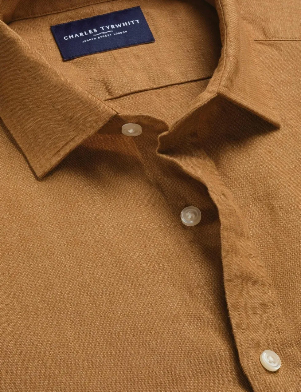 Slim Fit Pure Linen Shirt