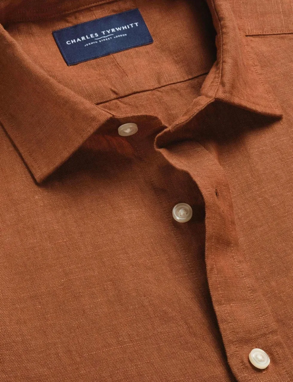 Slim Fit Pure Linen Shirt
