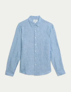 Slim Fit Pure Linen Shirt