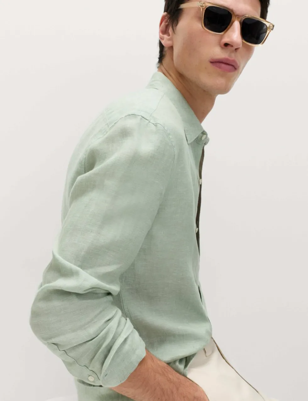 Slim Fit Pure Linen Shirt