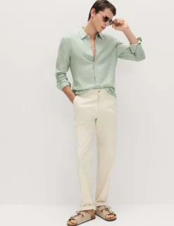 Slim Fit Pure Linen Shirt