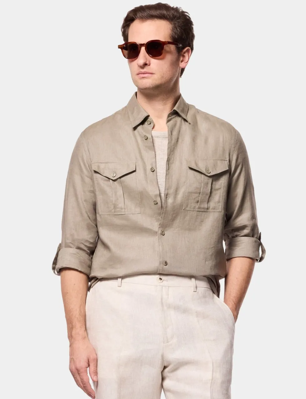 Slim Fit Pure Linen Shirt