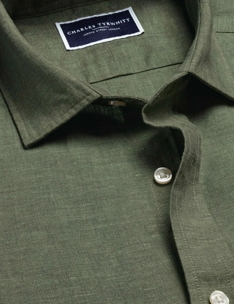 Slim Fit Pure Linen Shirt