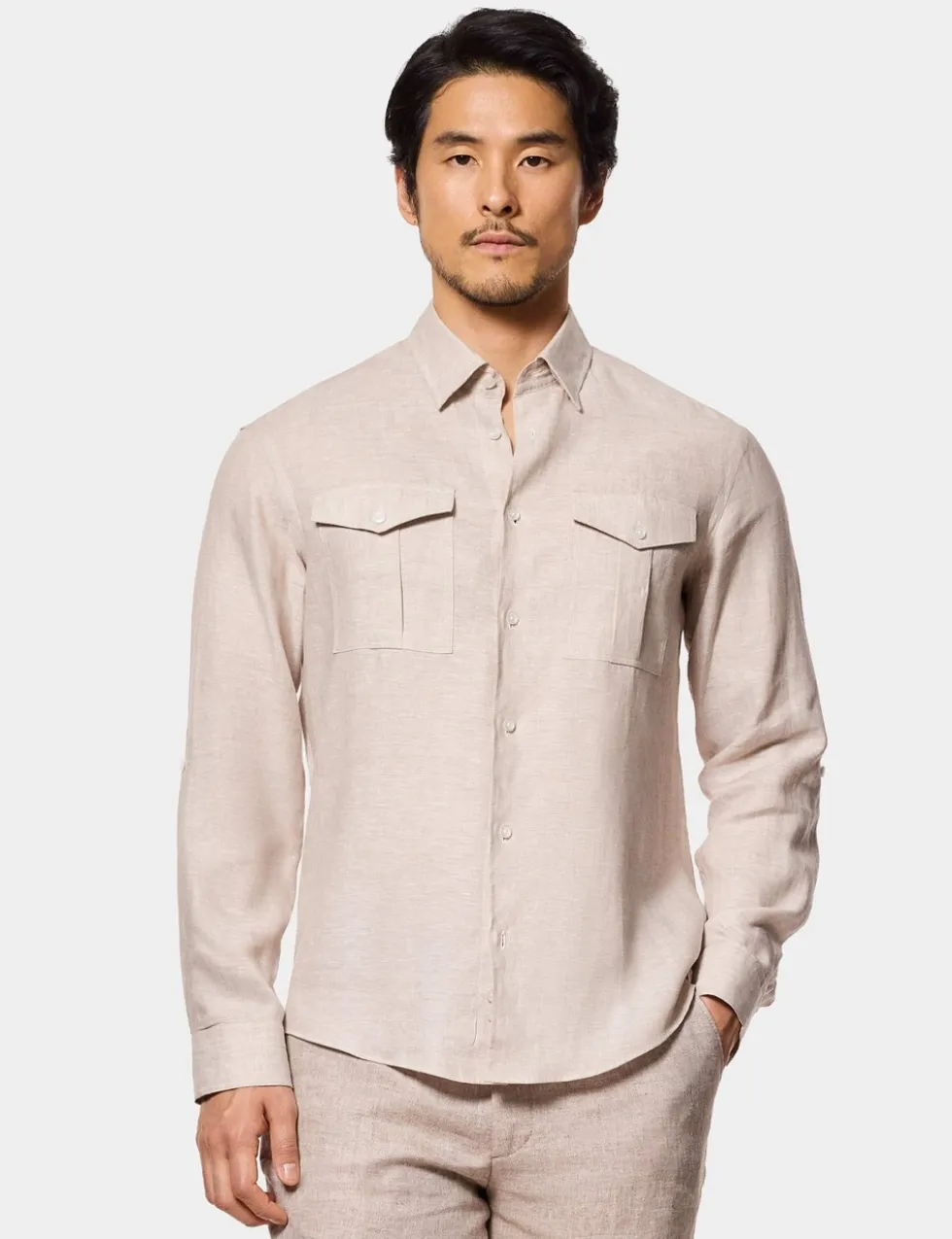 Slim Fit Pure Linen Shirt