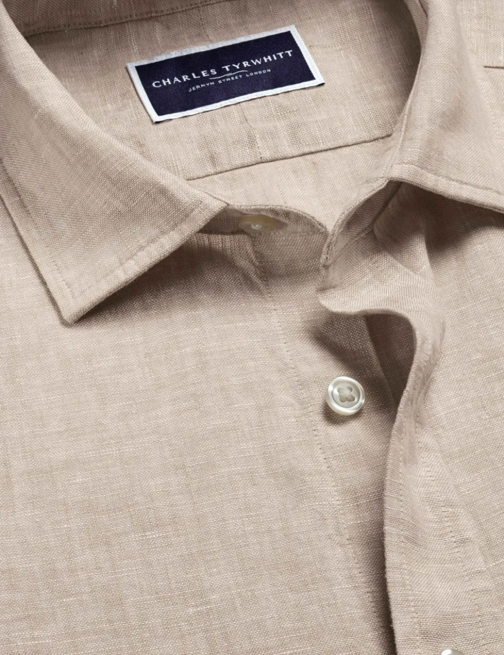 Slim Fit Pure Linen Shirt
