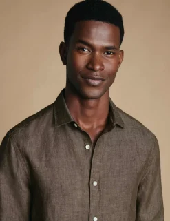Slim Fit Pure Linen Shirt