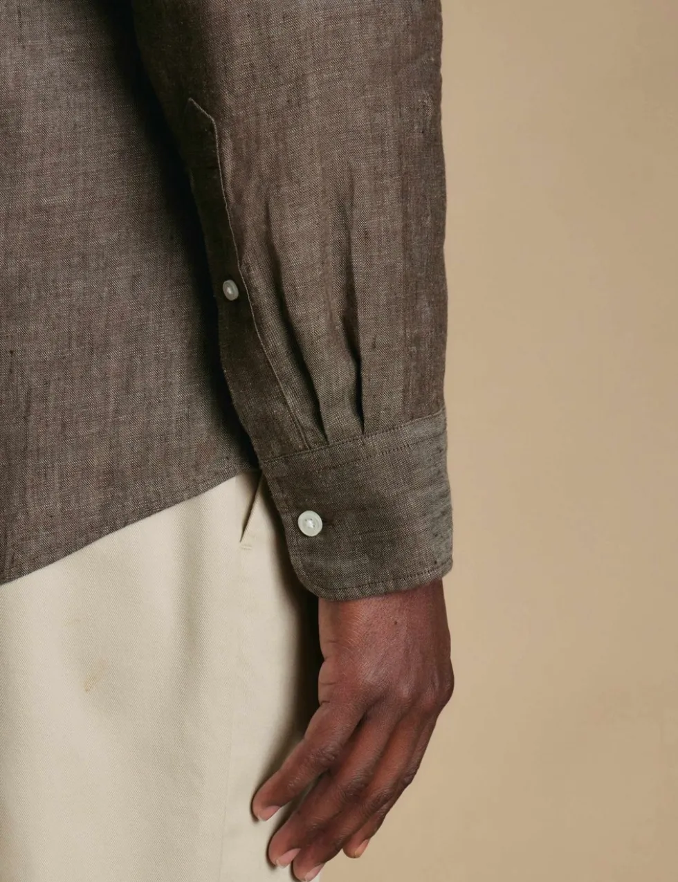 Slim Fit Pure Linen Shirt