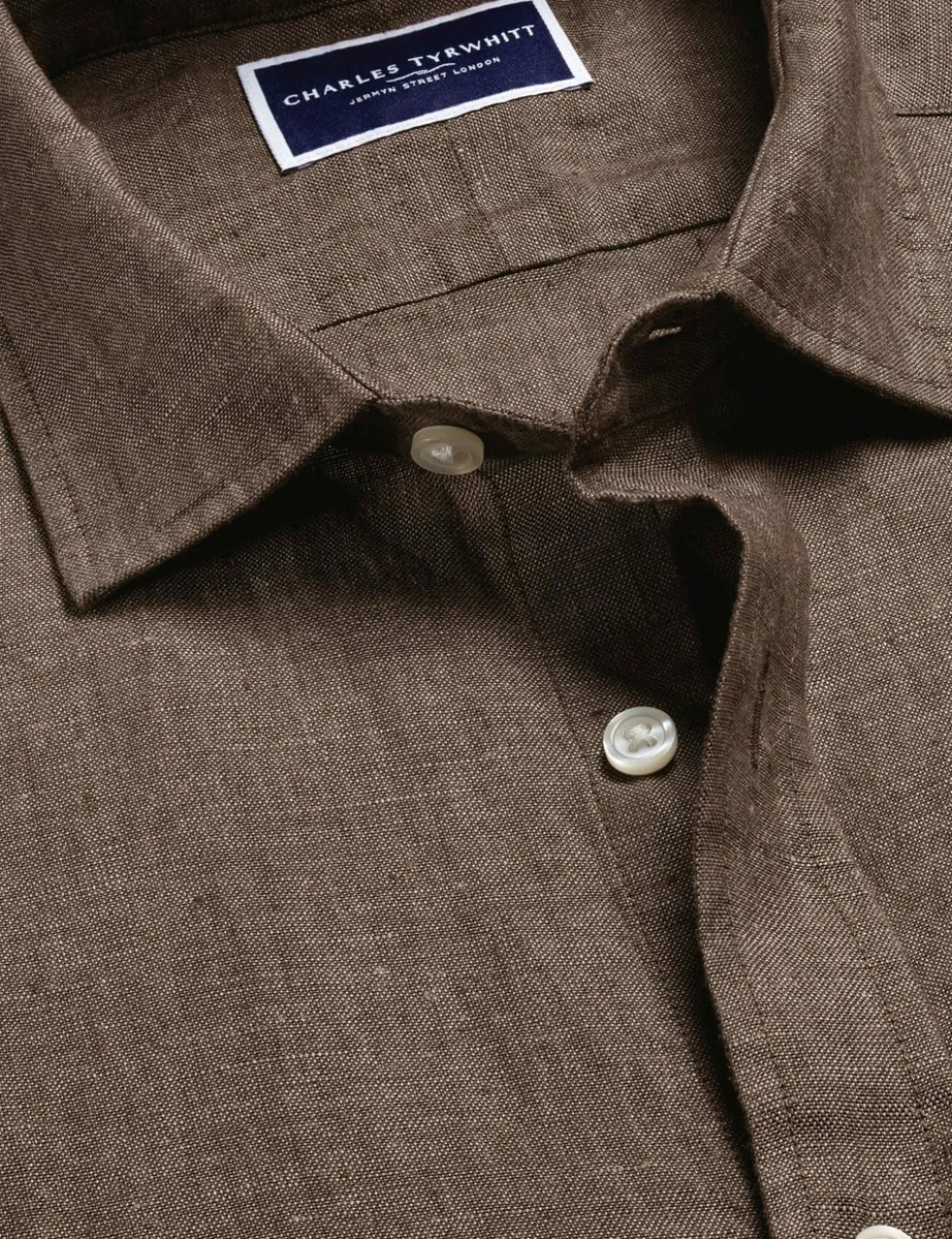 Slim Fit Pure Linen Shirt