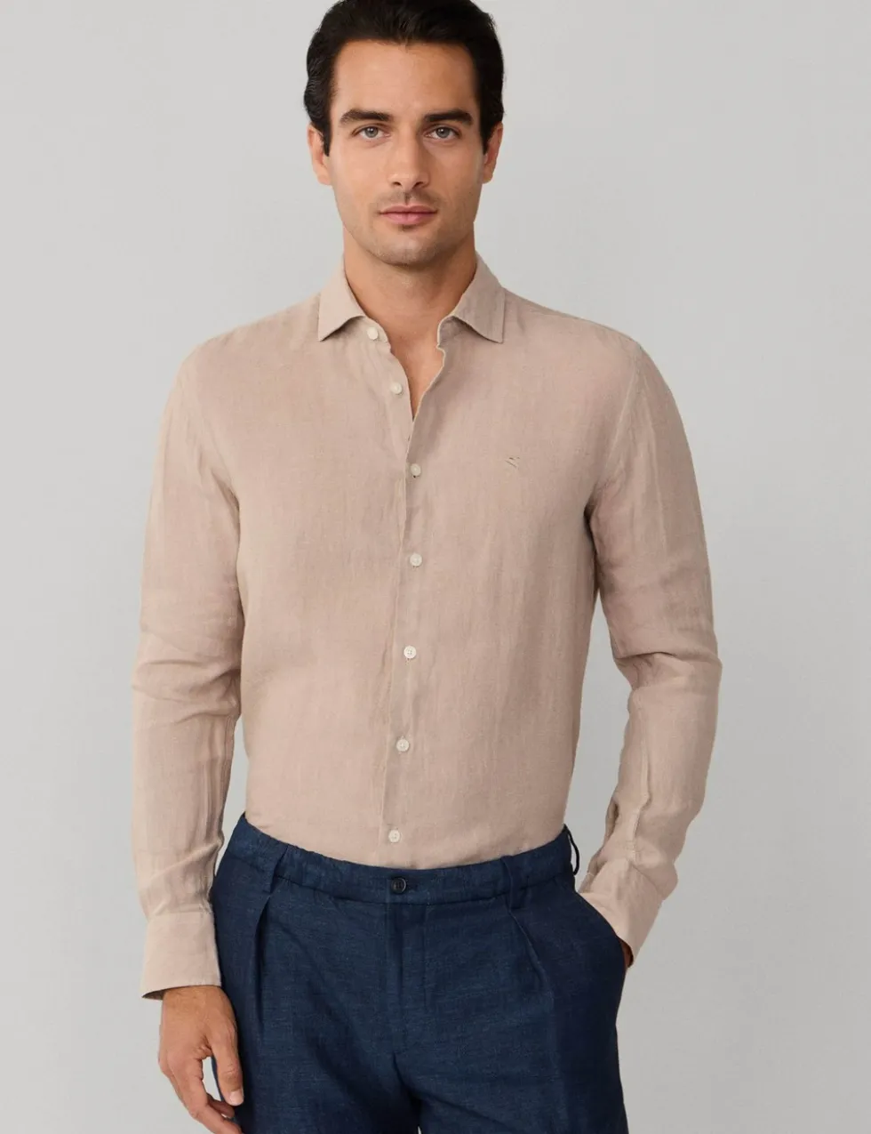 Slim Fit Pure Linen Shirt