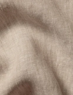 Slim Fit Pure Linen Short Sleeve Shirt
