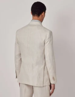 Slim Fit Pure Linen Suit Jacket