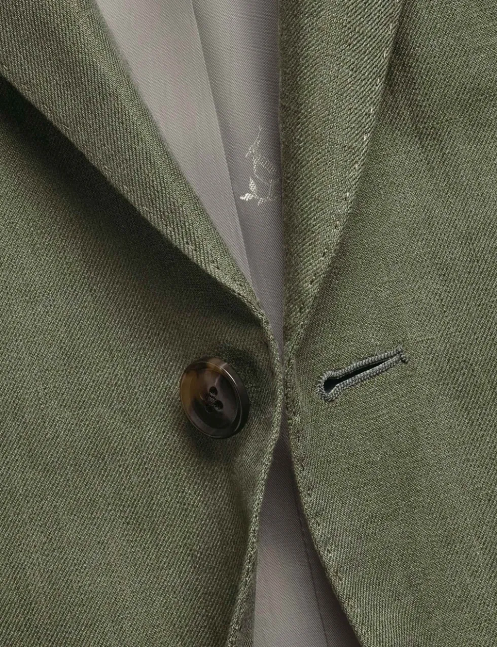 Slim Fit Pure Linen Suit Jacket