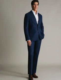 Slim Fit Pure Linen Suit Trousers