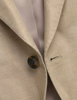 Slim Fit Pure Linen Suit Jacket