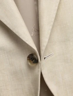 Slim Fit Pure Linen Suit Jacket